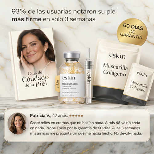 eskin™ Deep Collagen - Péptidos de Colágeno de Seda